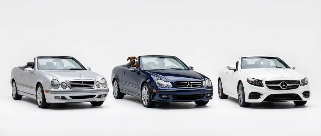 Mercedes-Benz CLK Cabrio Class Touch Up Paint