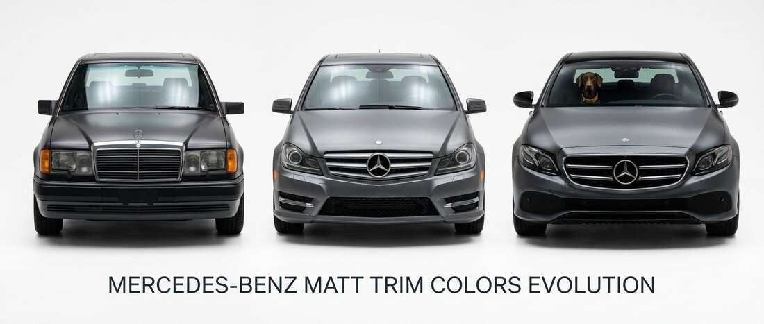 Mercedes-Benz Matt Trim Colors Touch Up Paint