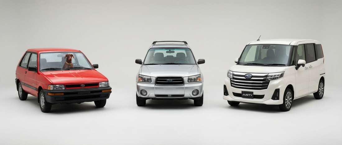 Subaru Justy Touch Up Paint