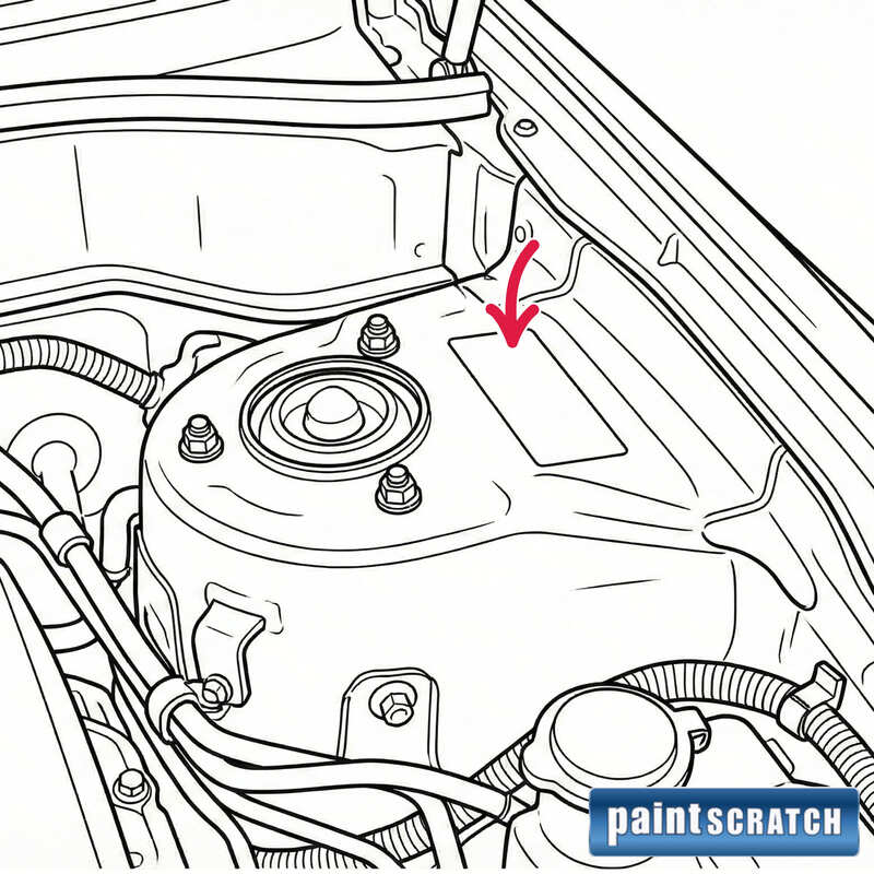 Driver's Side Strut Tower