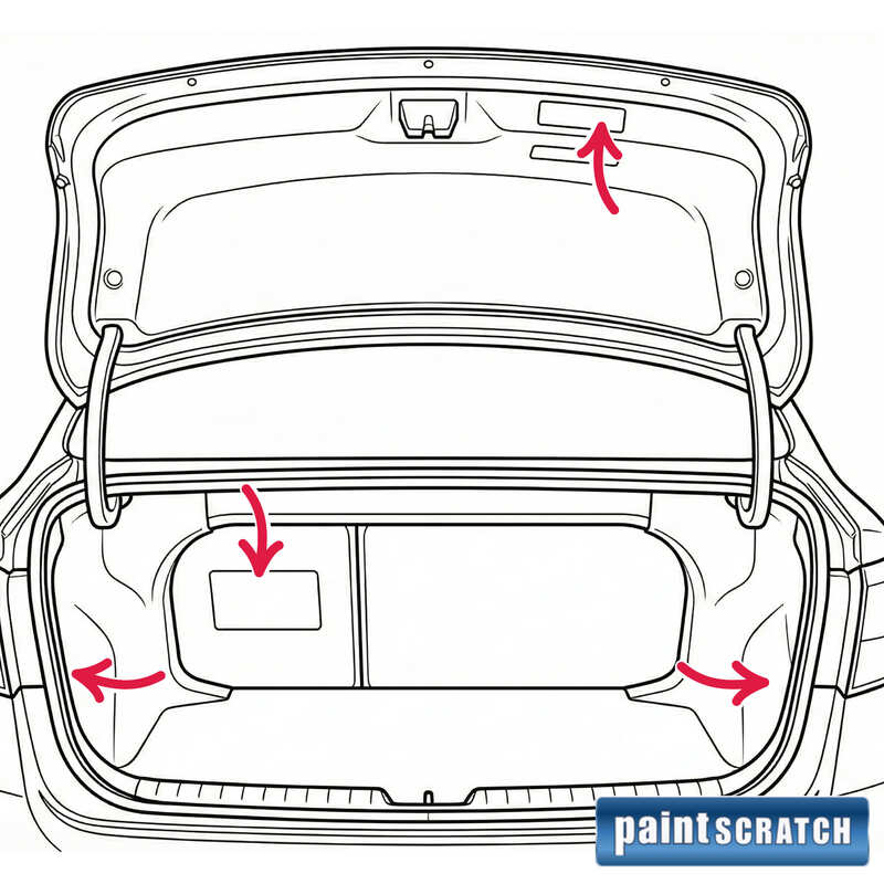 Trunk or Rear Storage