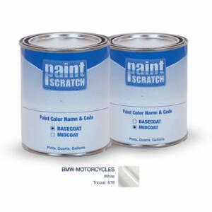BMW-Motorcycles White Tricoat (678) PRO Tricoat Touch Up Paint for Spray Guns (1 Gallon)