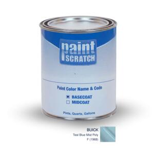 Buick Teal Blue Mist Poly (F (1968)) PRO Touch Up Paint for Spray Guns (1 Gallon)