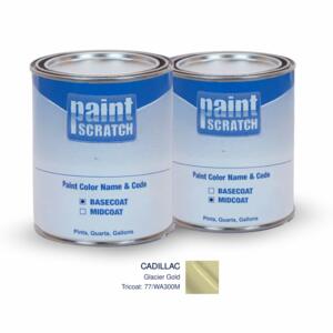 Cadillac Glacier Gold Tricoat (77/WA300M) PRO Tricoat Touch Up Paint for Spray Guns (1 Gallon)