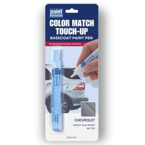 Chevrolet Medium Gray Metallic (84/7782) Exact-Match Paint Pen – Beginner-Friendly Repair for Small Chips and Scratches (1/2oz)