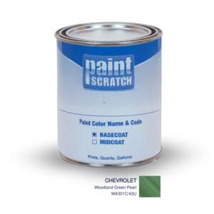 Chevrolet Woodland Green Pearl (WA301C/43U) PRO Touch Up Paint for Spray Guns (1 Gallon)