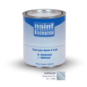 Chrysler Powder Blue Poly (CC-1 (1966)) PRO Touch Up Paint for Spray Guns (1 Gallon)