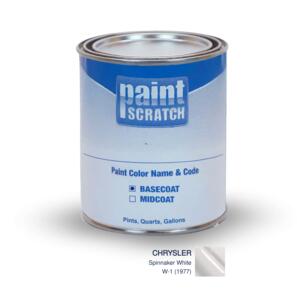 Chrysler Spinnaker White (W-1 (1977)) PRO Touch Up Paint for Spray Guns (1 Gallon)
