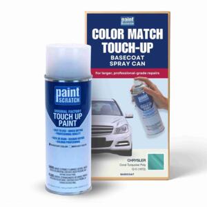 Chrysler Coral Turquoise Poly (Q-5 (1972)) Exact-Match Spray Can – Professional Basecoat for Panels, Bumpers and Larger Repairs (12oz)