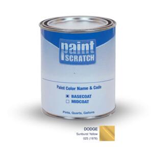 Dodge Sunburst Yellow (025 (1976)) PRO Touch Up Paint for Spray Guns (1 Gallon)