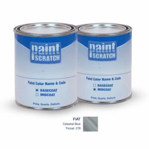 Fiat Celestial Blue Tricoat (278) PRO Tricoat Touch Up Paint for Spray Guns (1 Gallon)