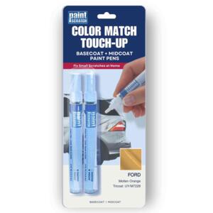 Ford Molten Orange Tricoat (UY/M7228) Exact-Match Tricoat Paint Pens – Beginner-Friendly Repair for Small Chips and Scratches (Two 1/2oz Pens)