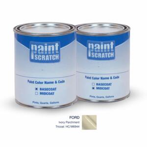 Ford Ivory Parchment Tricoat (HC/M6944) PRO Tricoat Touch Up Paint for Spray Guns (1 Gallon)