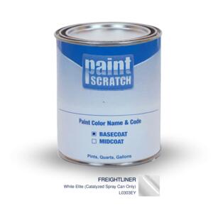 Freightliner White Elite (Catalyzed Spray Can Only) (L0303EY) PRO Touch Up Paint for Spray Guns (1 Gallon)
