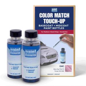 GMC Mary Kay Pink Pri Tri-coat (09/160E) Exact-Match Tricoat Brush Bottles – DIY Repair for Medium Chips and Scratches (Two 2oz bottles)