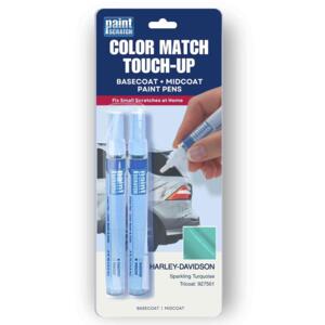 Harley-Davidson Sparkling Turquoise Tricoat (927501) Exact-Match Tricoat Paint Pens – Beginner-Friendly Repair for Small Chips and Scratches (Two 1/2oz Pens)