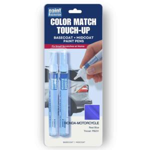 Honda-Motorcycle Real Blue Tricoat (PB231) Exact-Match Tricoat Paint Pens – Beginner-Friendly Repair for Small Chips and Scratches (Two 1/2oz Pens)
