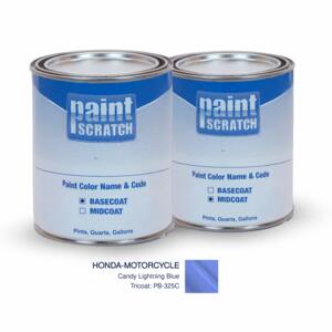 Honda-Motorcycle Candy Lightning Blue Tricoat (PB-325C) PRO Tricoat Touch Up Paint for Spray Guns (1 Gallon)