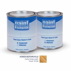 Honda-Motorcycle Candy Orange Jupiter Tricoat (YR-236) PRO Tricoat Touch Up Paint for Spray Guns (1 Gallon)