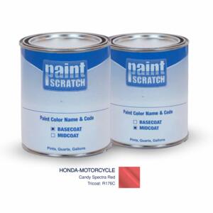 Honda-Motorcycle Candy Spectra Red Tricoat (R176C) PRO Tricoat Touch Up Paint for Spray Guns (1 Gallon)