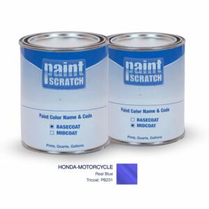 Honda-Motorcycle Real Blue Tricoat (PB231) PRO Tricoat Touch Up Paint for Spray Guns (1 Gallon)