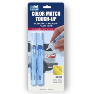 Honda Helios Yellow Tricoat (Y-66P) Exact-Match Tricoat Paint Pens – Beginner-Friendly Repair for Small Chips and Scratches (Two 1/2oz Pens)