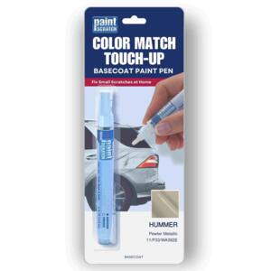 Hummer Pewter Metallic (11/P33/WA382E) Exact-Match Paint Pen – Beginner-Friendly Repair for Small Chips and Scratches (1/2oz)