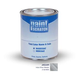 Jaguar Indus Silver Metallic (2130/MEN) PRO Touch Up Paint for Spray Guns (1 Gallon)