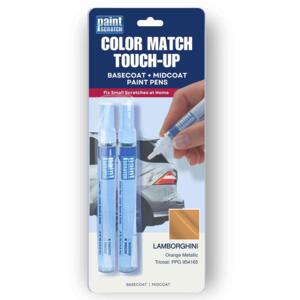 Lamborghini Orange Metallic Tricoat (PPG 954165) Exact-Match Tricoat Paint Pens – Beginner-Friendly Repair for Small Chips and Scratches (Two 1/2oz Pens)