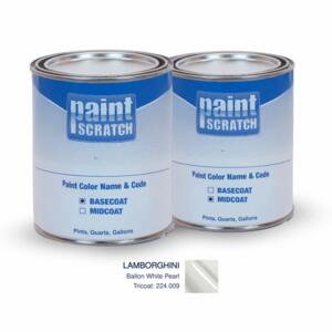 Lamborghini Ballon White Pearl Tricoat (224.009) PRO Tricoat Touch Up Paint for Spray Guns (1 Gallon)