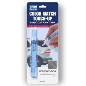Mercedes-Benz Stratusgrau Metallic (Trim) (7177) Exact-Match Paint Pen – Beginner-Friendly Repair for Small Chips and Scratches (1/2oz)