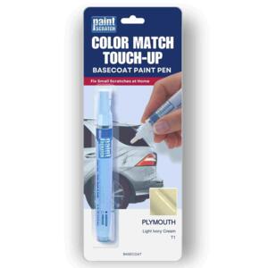 Plymouth Light Ivory Cream (T1) Exact-Match Paint Pen – Beginner-Friendly Repair for Small Chips and Scratches (1/2oz)