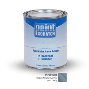 Plymouth Medium Metallic Blue Poly (DD-1 (1963)) PRO Touch Up Paint for Spray Guns (1 Gallon)