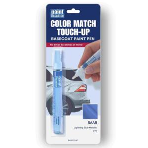 Saab Lightning Blue Metallic (270) Exact-Match Paint Pen – Beginner-Friendly Repair for Small Chips and Scratches (1/2oz)