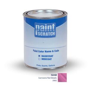 Saab Carmosine Red Metallic (206G) PRO Touch Up Paint for Spray Guns (1 Gallon)